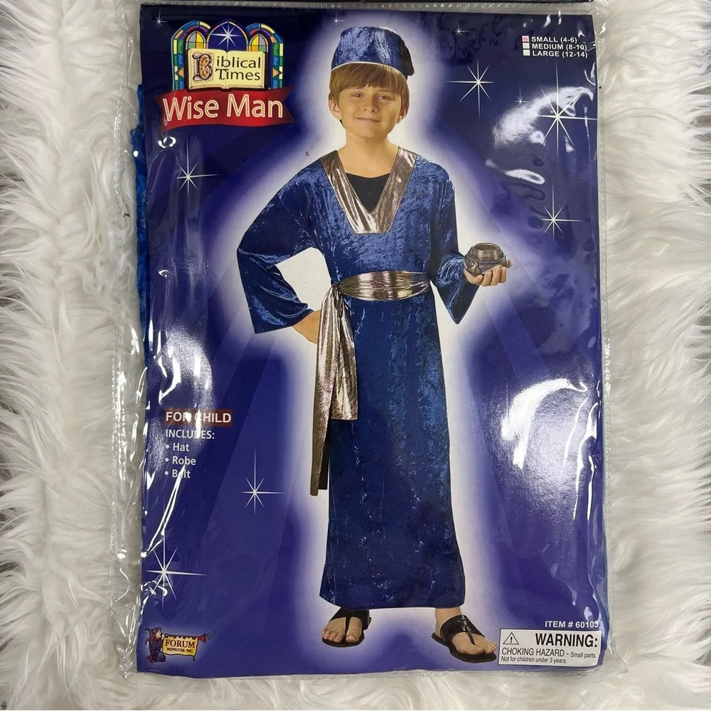 Wise Man Costume Kids NEW biblical times Christmas nativity Halloween costume